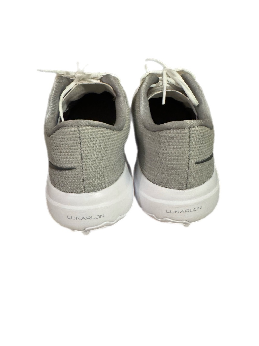 Nike Lunar Empress 2 women’s White and Light Gray spikeless golf shoes - Picture 8 of 8